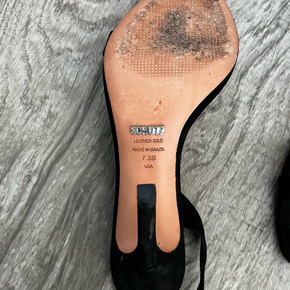SCHUTZ Black heels Women’s Size 7.5 US Excellent Condition - Picture 3 of 7